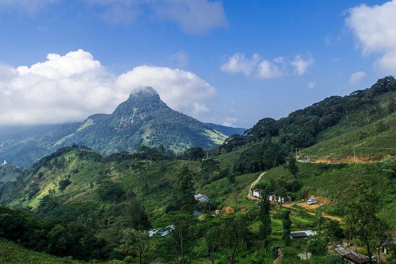 Mountain Range Nakles ist einer der gefährlichsten Orte auf Sri Lanka