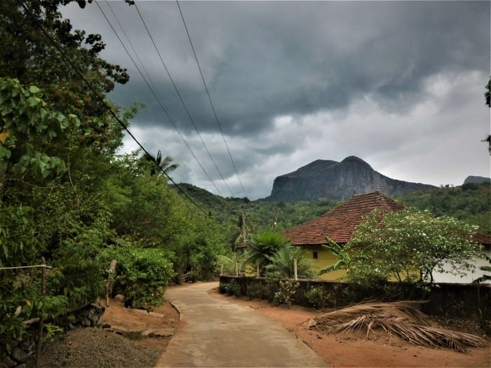 Sturmwetter in Memura, Sri Lanka