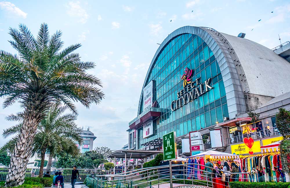 Das größte Einkaufszentrum in Delhi |Wählen Sie City Walk