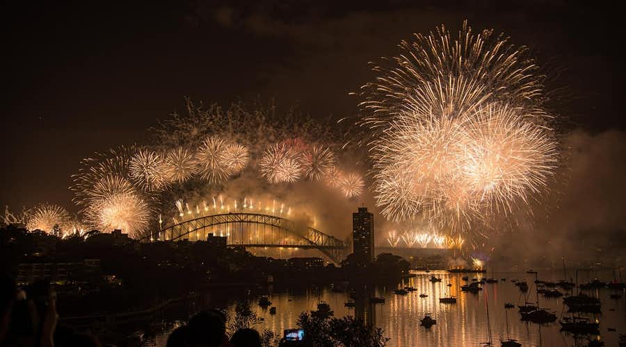 Neujahr in Sydney