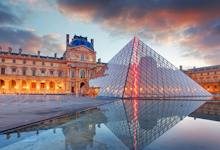 Pariser Stadtvisum Museum des Louvre