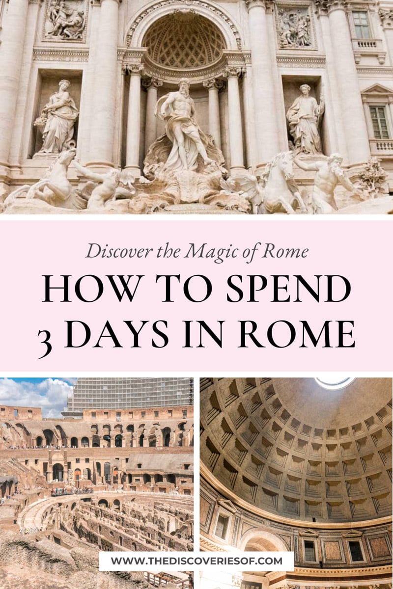 3-tägige Route entlang Rom