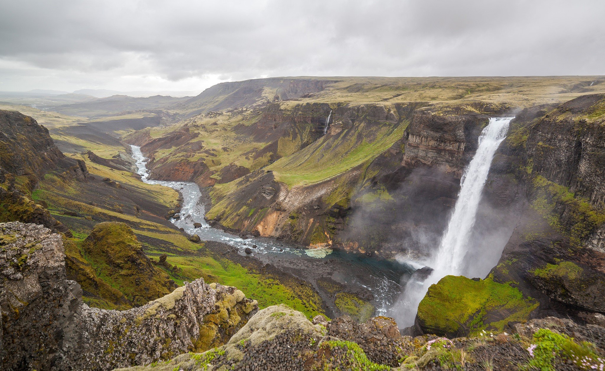 Haifoss die besten Wasserfälle in Island