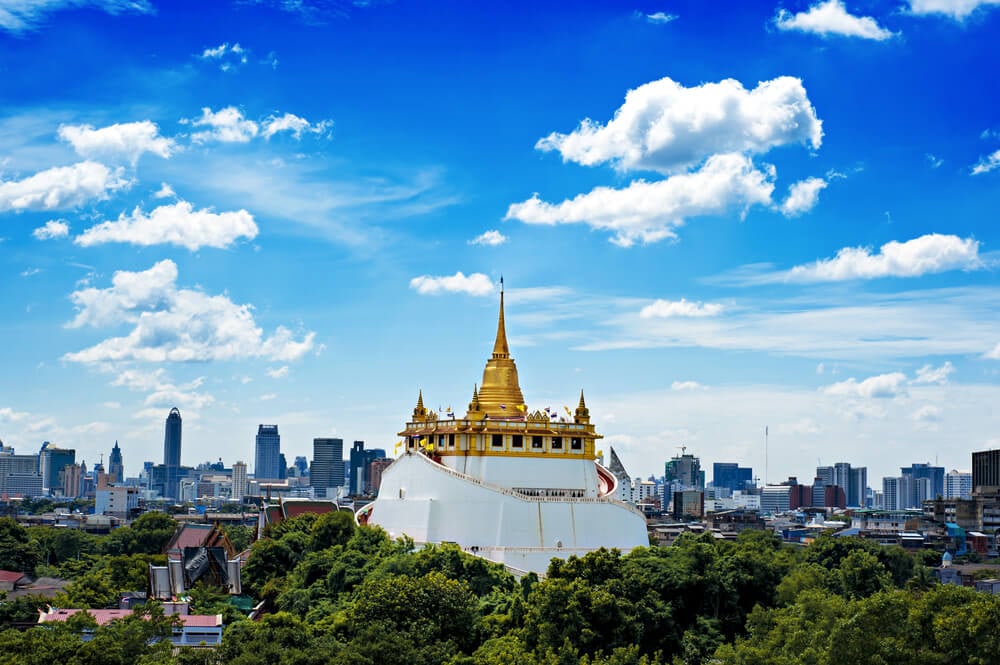 Wat Sakeck, Golden Mountain in Bangkok