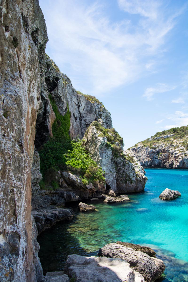 Buchten von Cales Menorca, Spanien