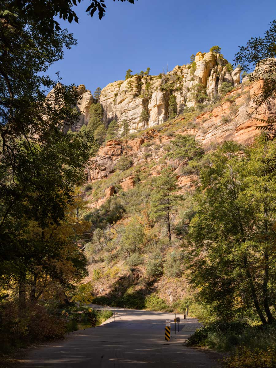Camping Cave Springs Campground in Sedone, Arizona