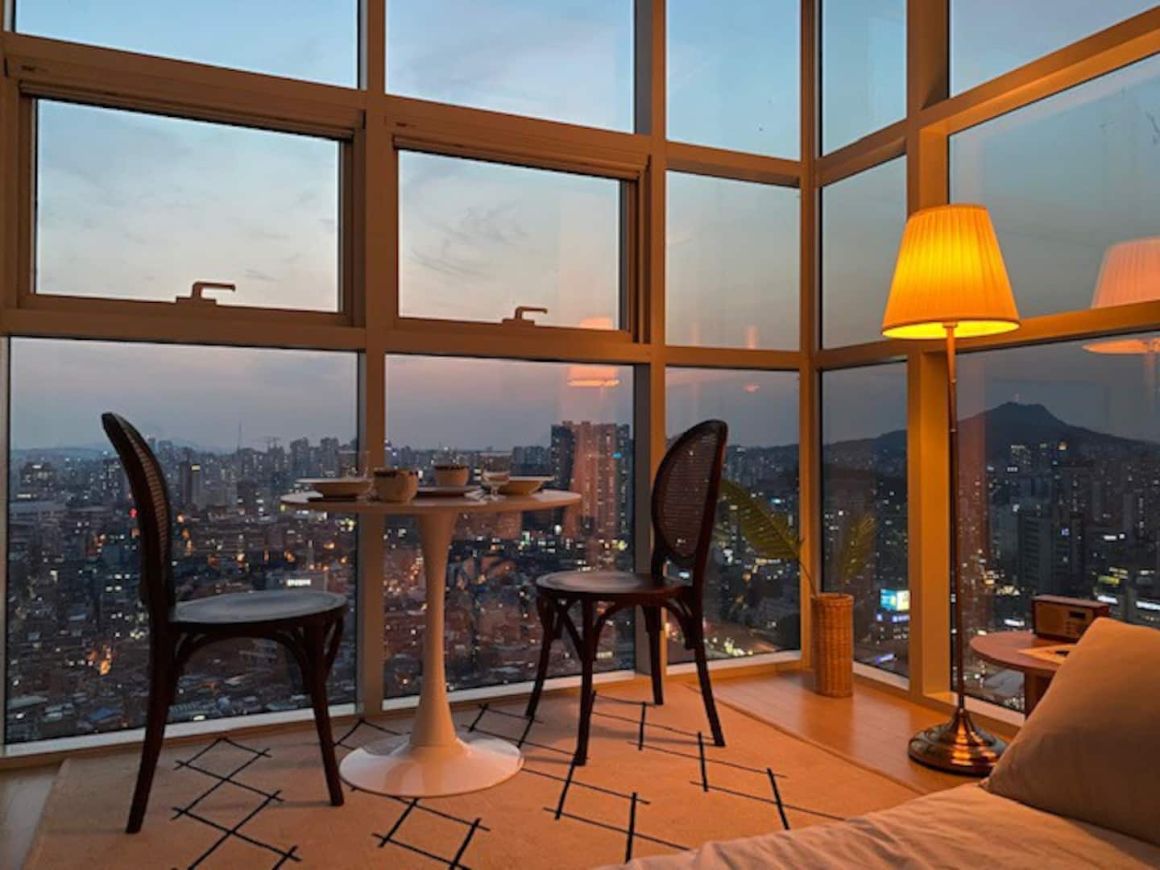 Charmante Wohnung mit Blick auf die Stadt, Seoul