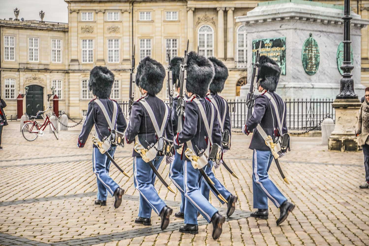 Wachänderung im Amalienborg Palace
