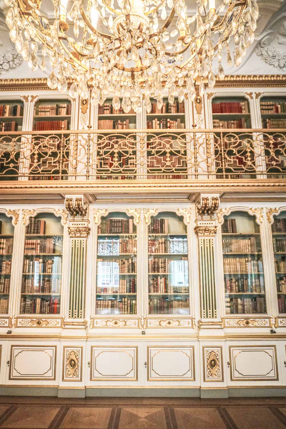 Bibliothek in der Burg Christenborg Dänemark