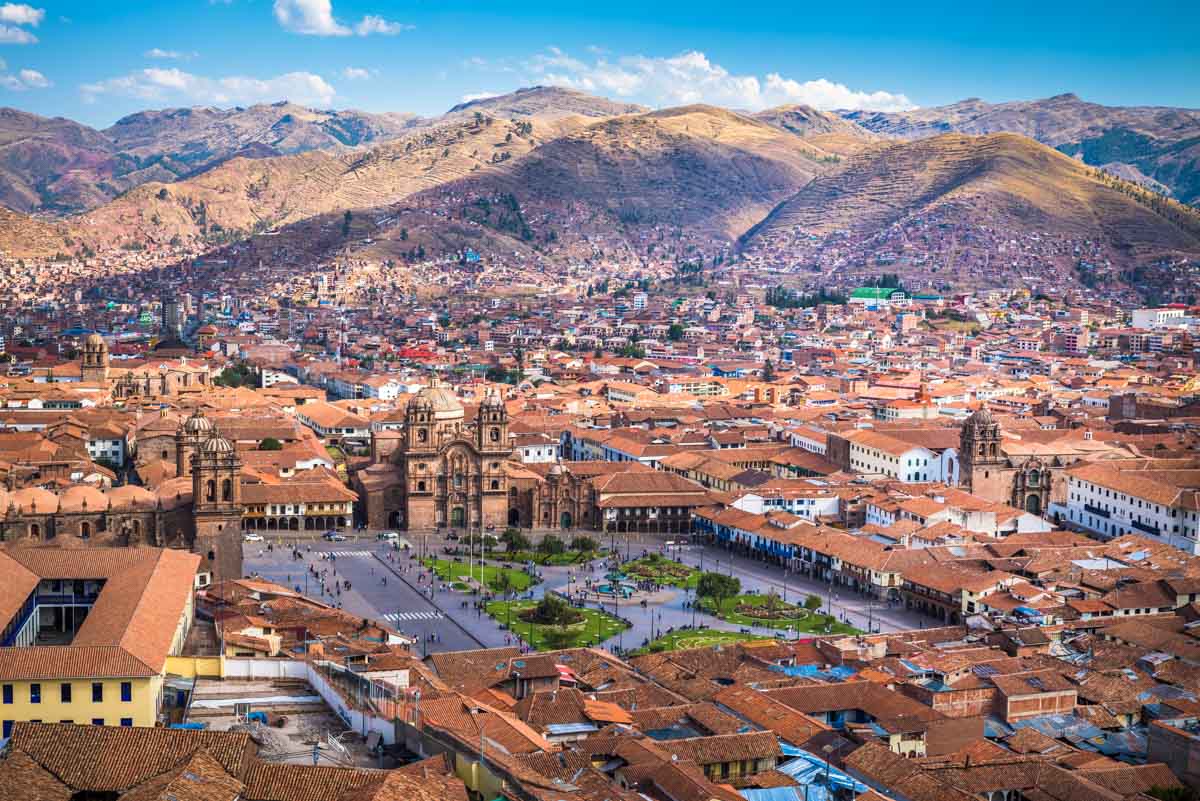 Panoramablick auf Cuzco