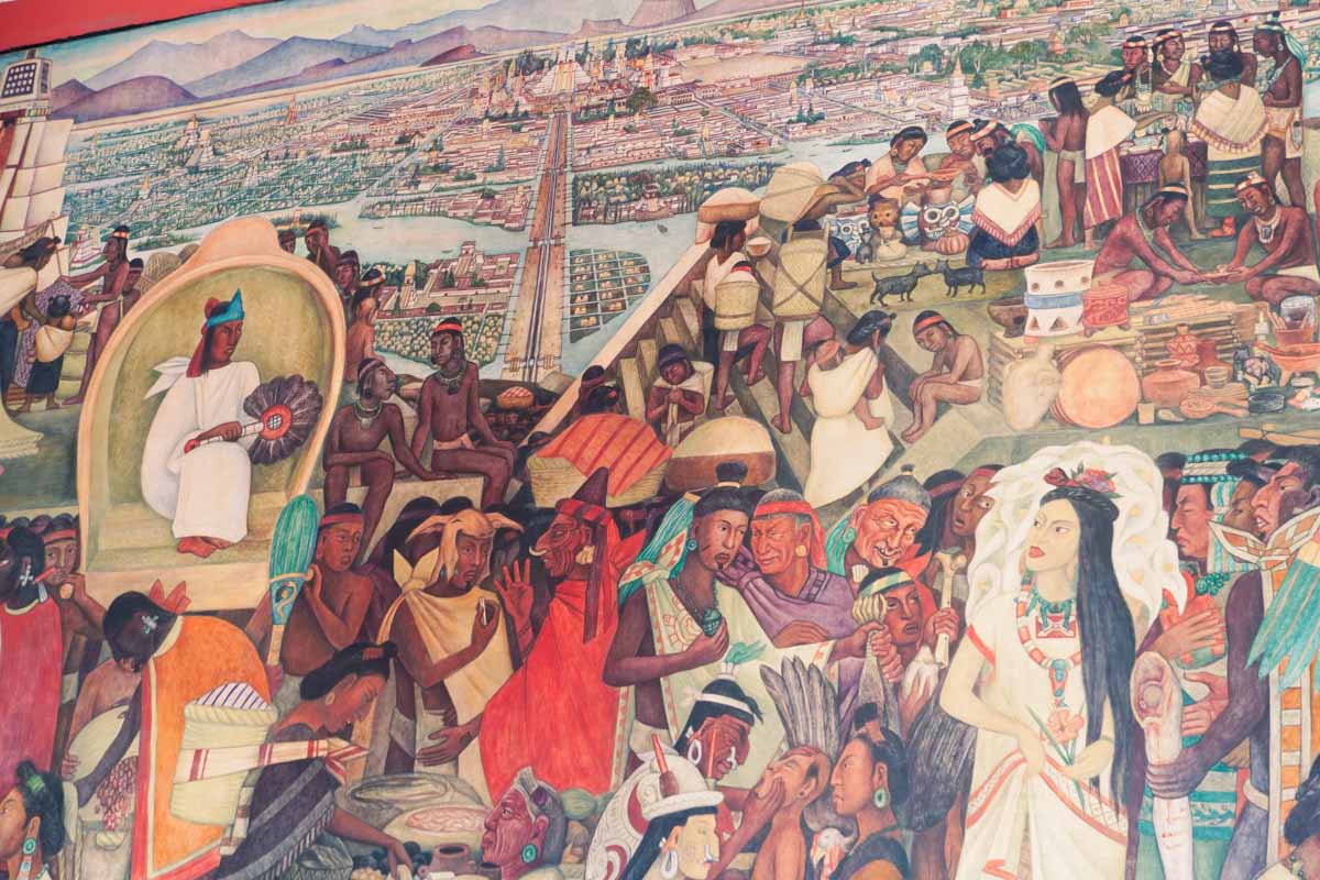Fresken von Diego Rivera