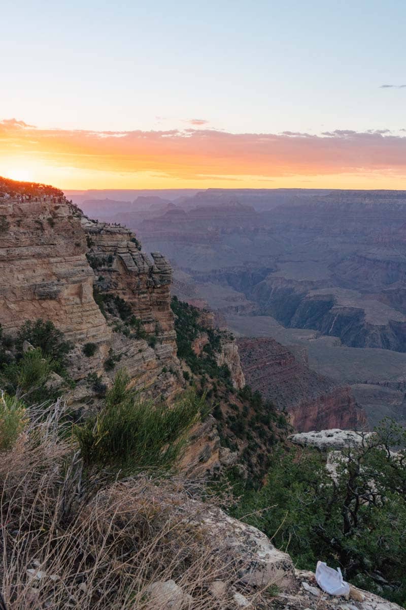 Grand Canyon – Sonnenuntergang vom Mather Point