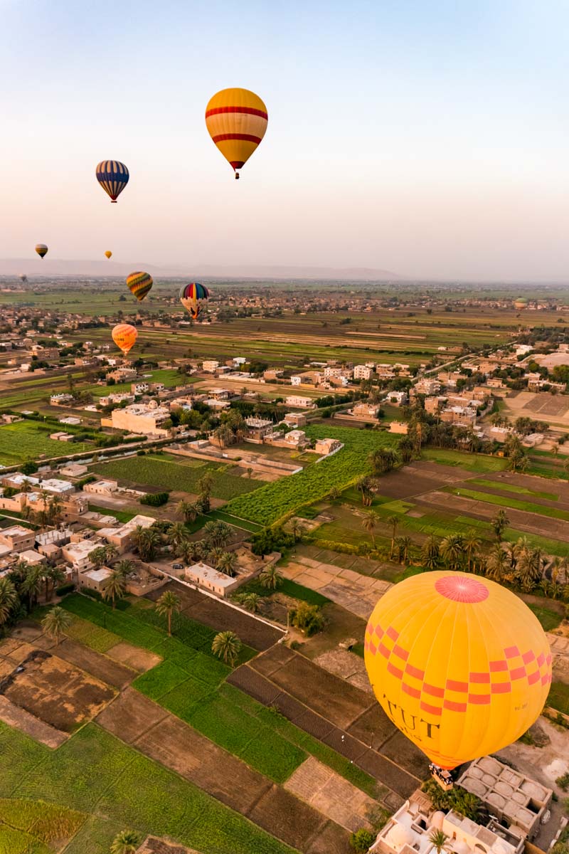 Luftballons in Luxor