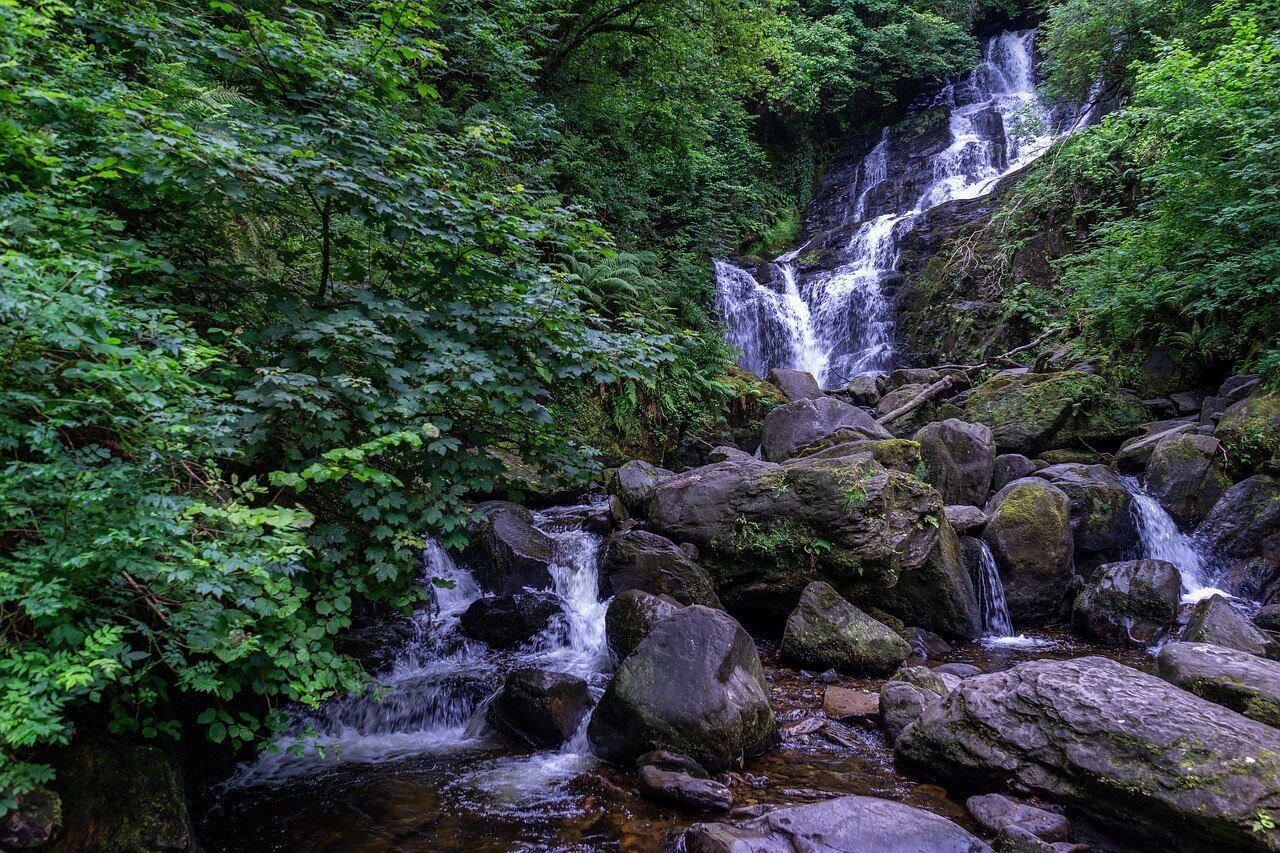 Wasserfall Tork, Kerry, Irland