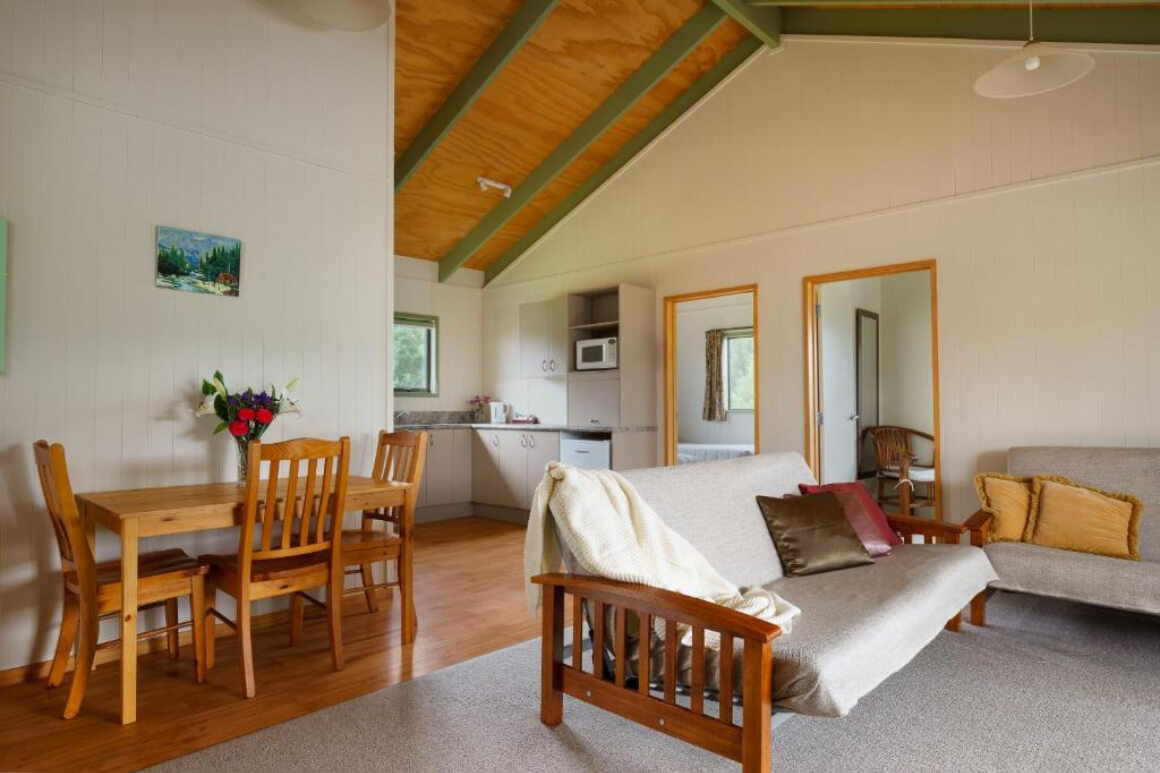Cottage mit zwei Schlafzimmern in der Longbourne Lodge Mosgiel