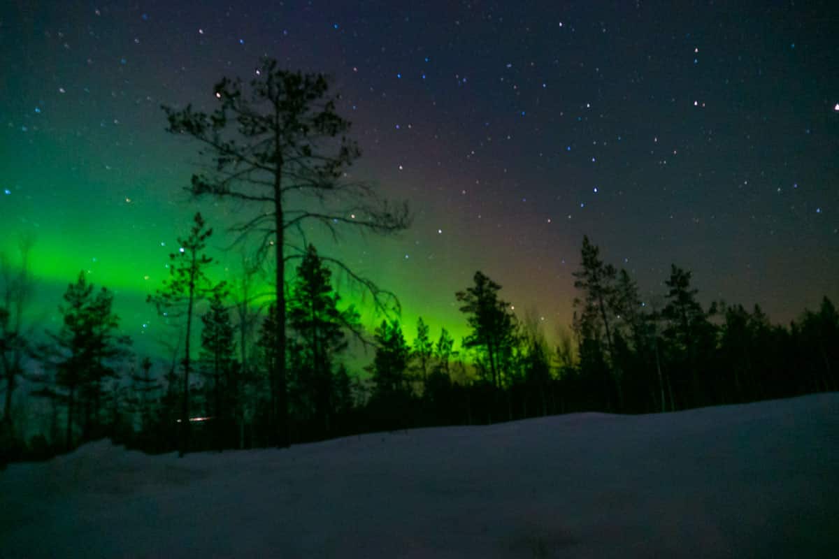 Die nördlichen Lichter von Rovanieli-1