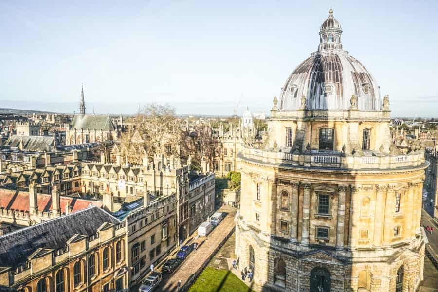 Blick auf Oxford von St. Mary