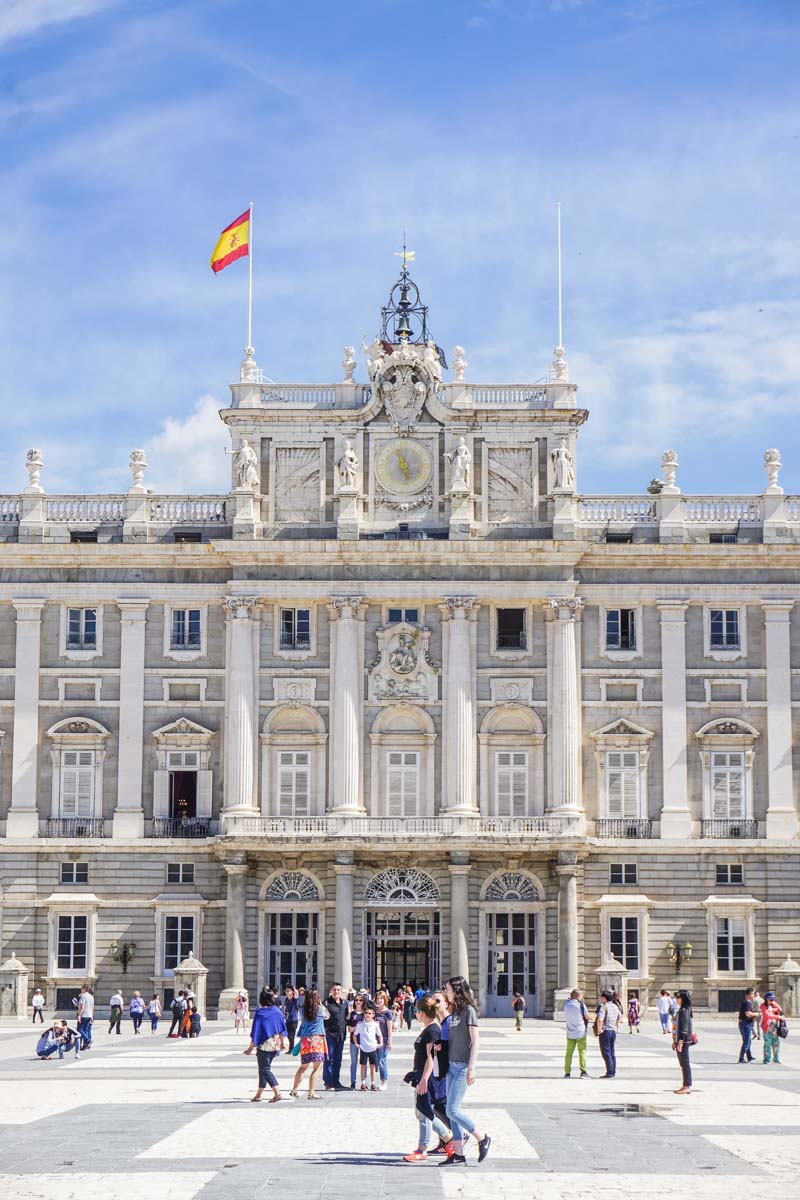 Der königliche Palast von Madrid