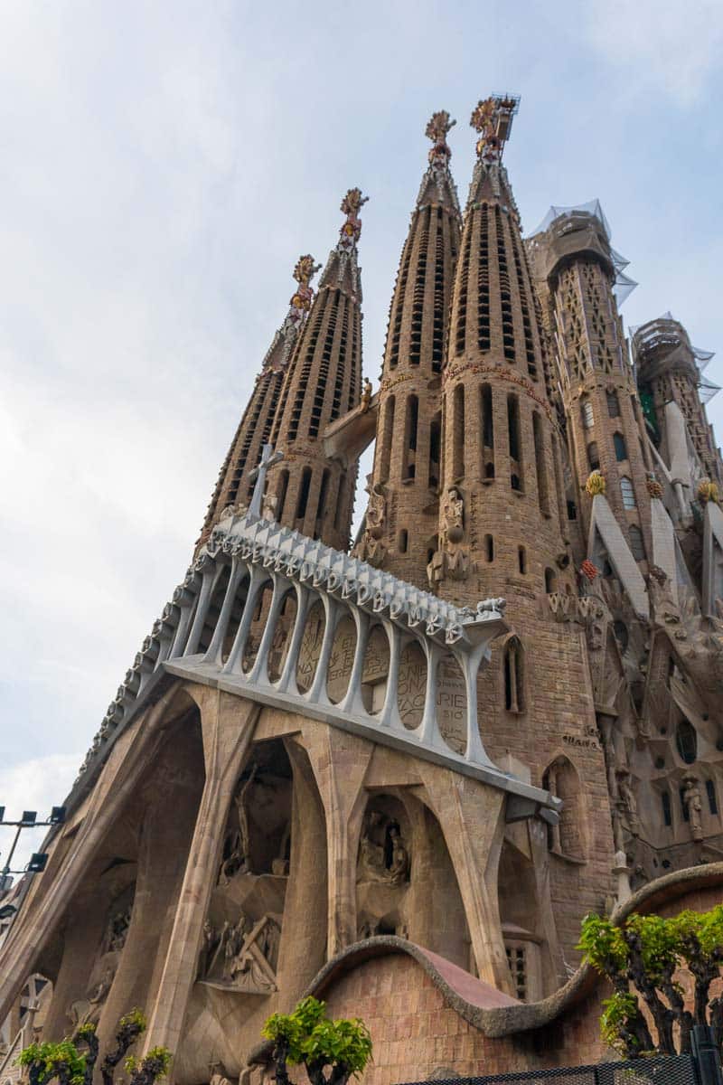 Kathedrale der Heiligen Familie von Gaudi in Barcelona
