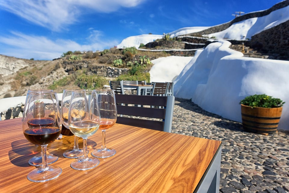 Santorini: Eine Reise durch das Weingut mit einem Führer