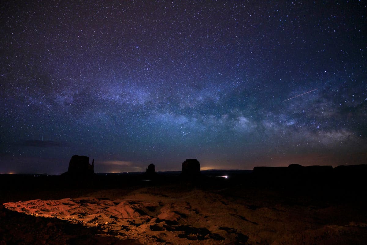 Beobachtung der Sterne in Arizona