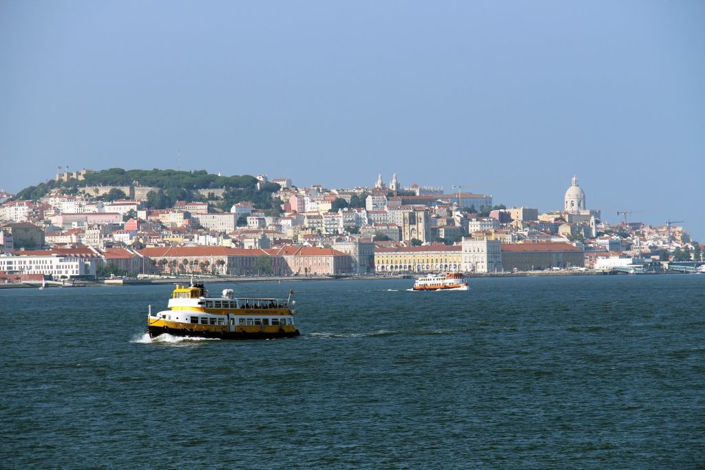 Bootsfahrt auf dem Tejo, Lissabon