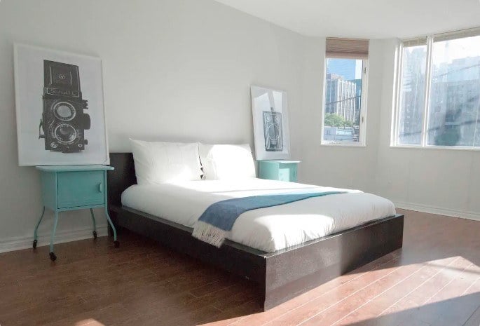 Wohnung mit einem Schlafzimmer im Stil von Retro, Toronto