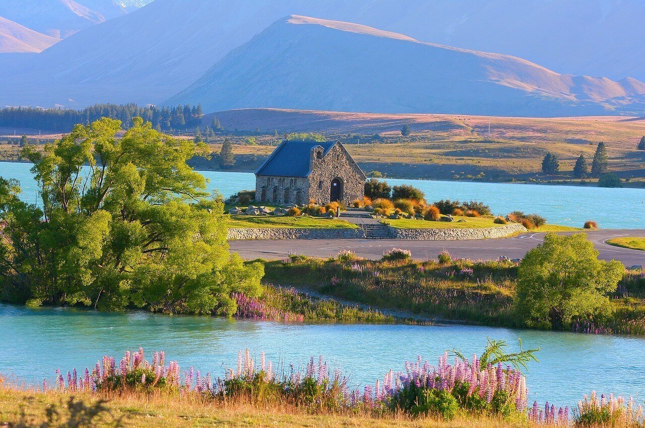 Ein großartiger malerischer Ort in Neuseeland