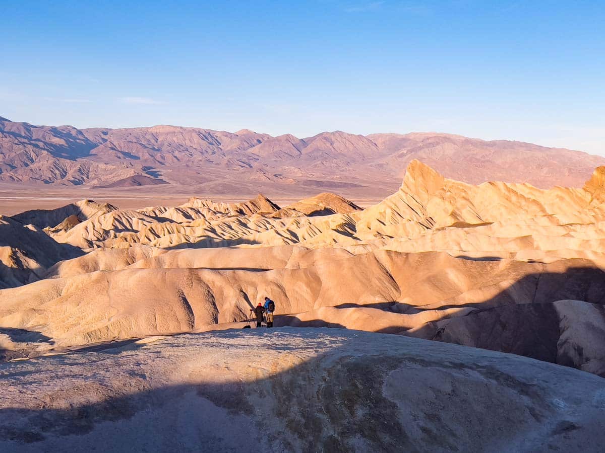 Zabriska Point National Park of Death Valley