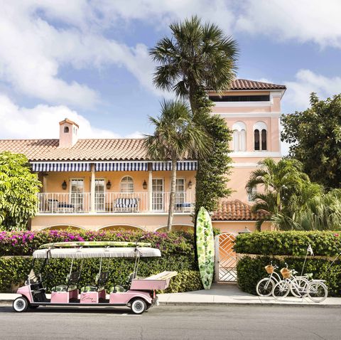 Die besten Pink Hotels Colony Palm Beach Veranda