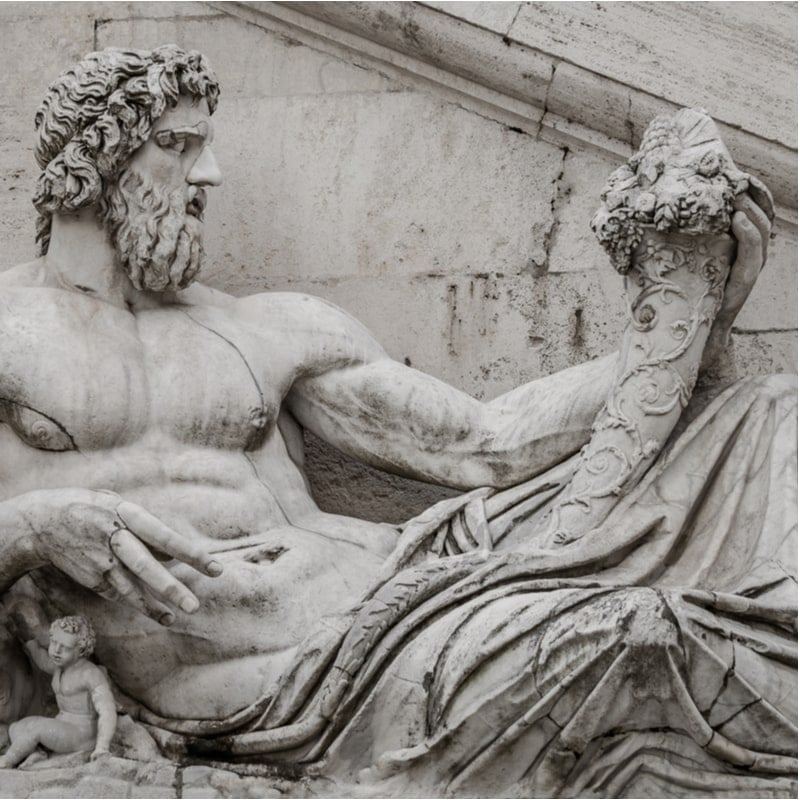 Die Statue von Neptun