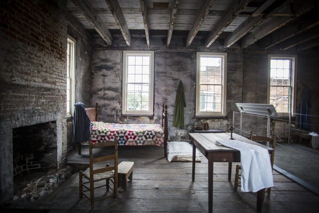 Sklavenschlafzimmer im Haus von Owans Thomas, Savannah