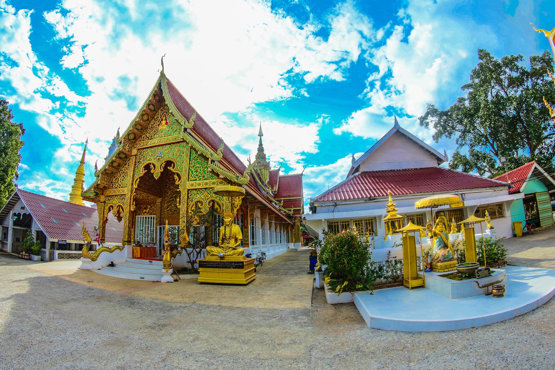 Tempel der Altstadt von Bangkok