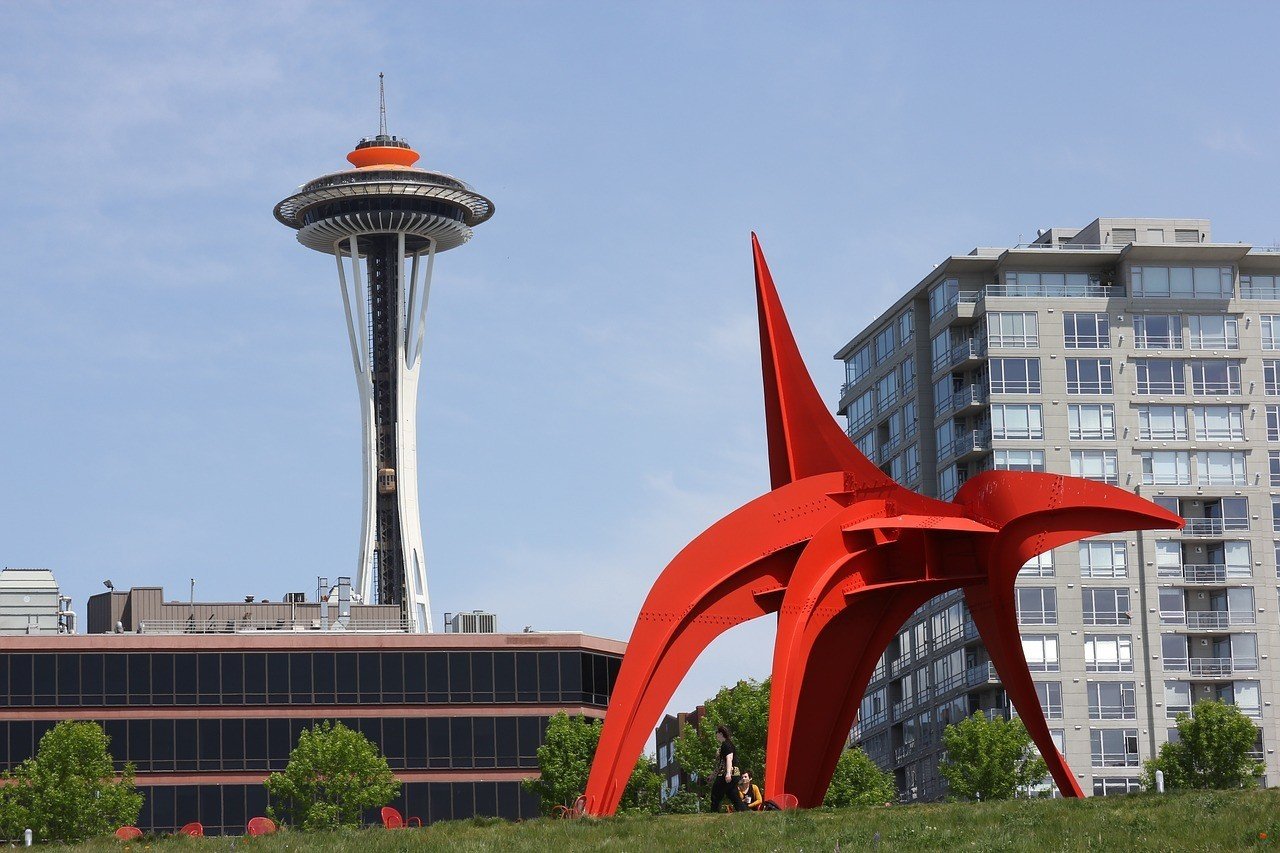 Olympischer Skulpturenführer in Seattle