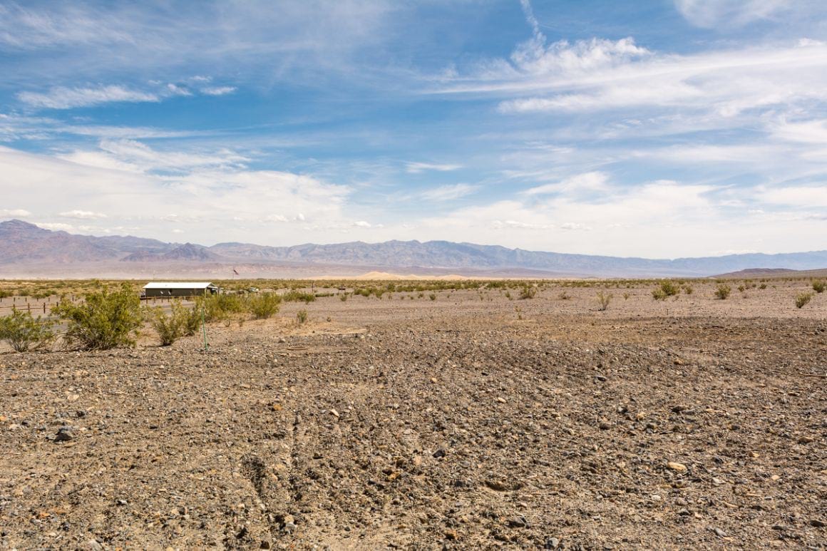 Loop Cottonwoo d-Marble Canyon Loop ist die beste Kampagne für viele Tage im Nationalpark des Death Valley