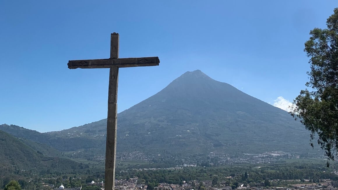 Vulkan in Antigua Guatemala