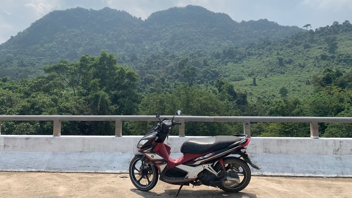 Reisen mit einem Roller/Motorrad in Vietnam